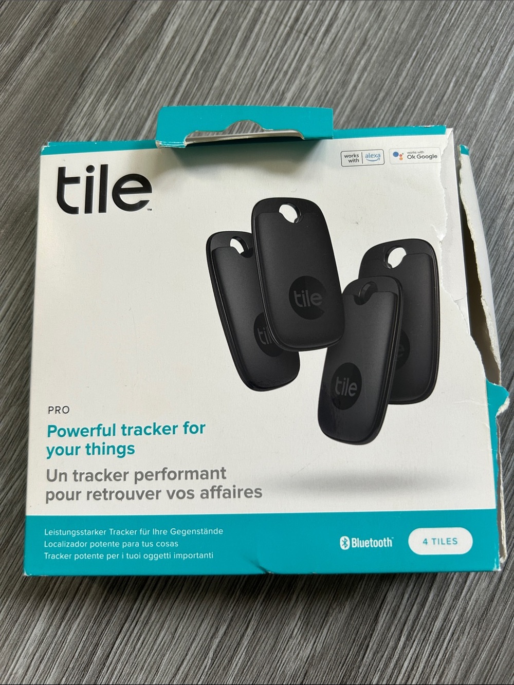 NWOT Tile Pro 4-Pack Tracker Tags Unused